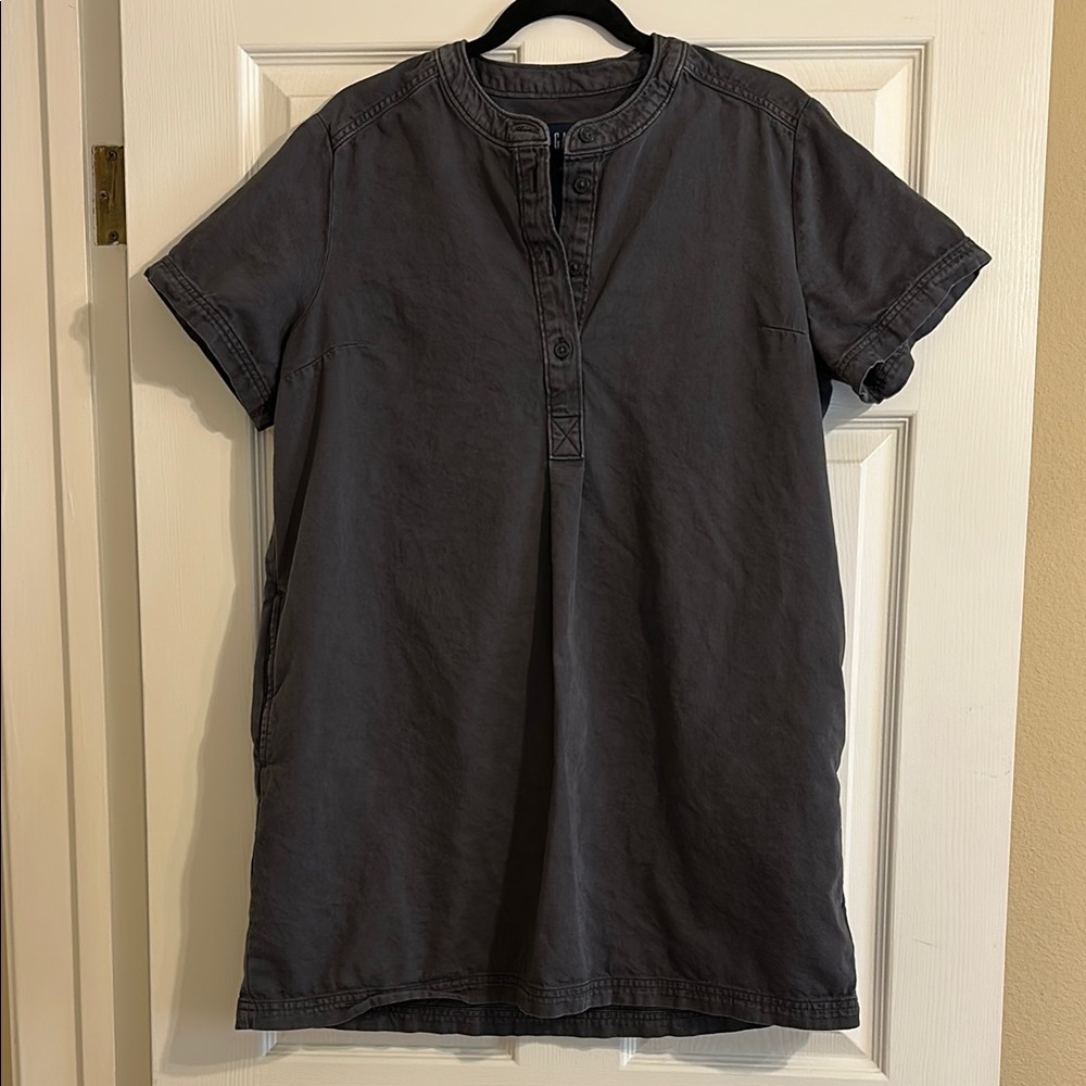 Gap Kohl Gray Denim Mini Dress